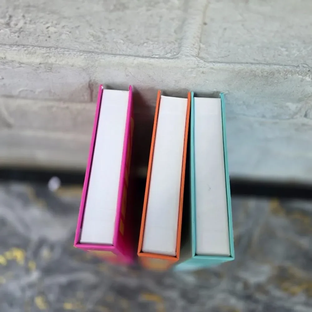 Preppy Decorative Fake Books Set of 3 Capri Ibiza Bondi Beach Travel Decor